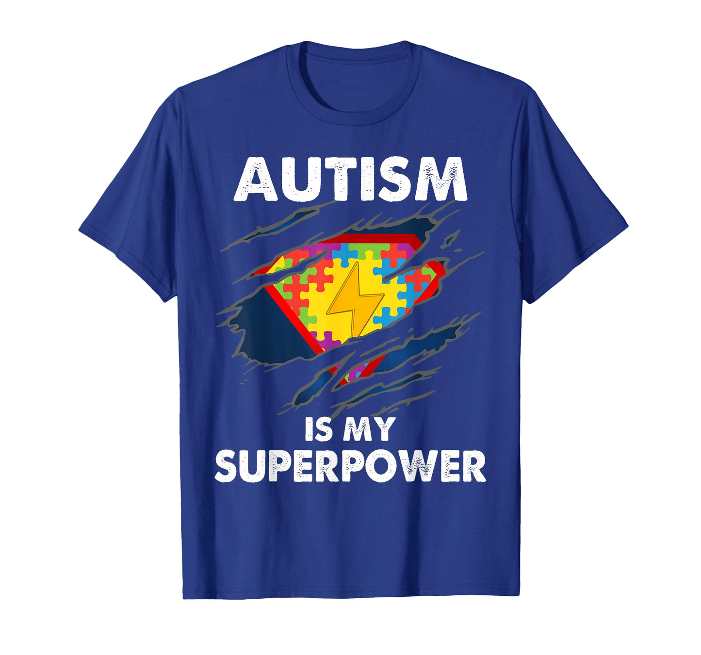 Autism is My Super Power Superhero Autism Awareness T-Shirt