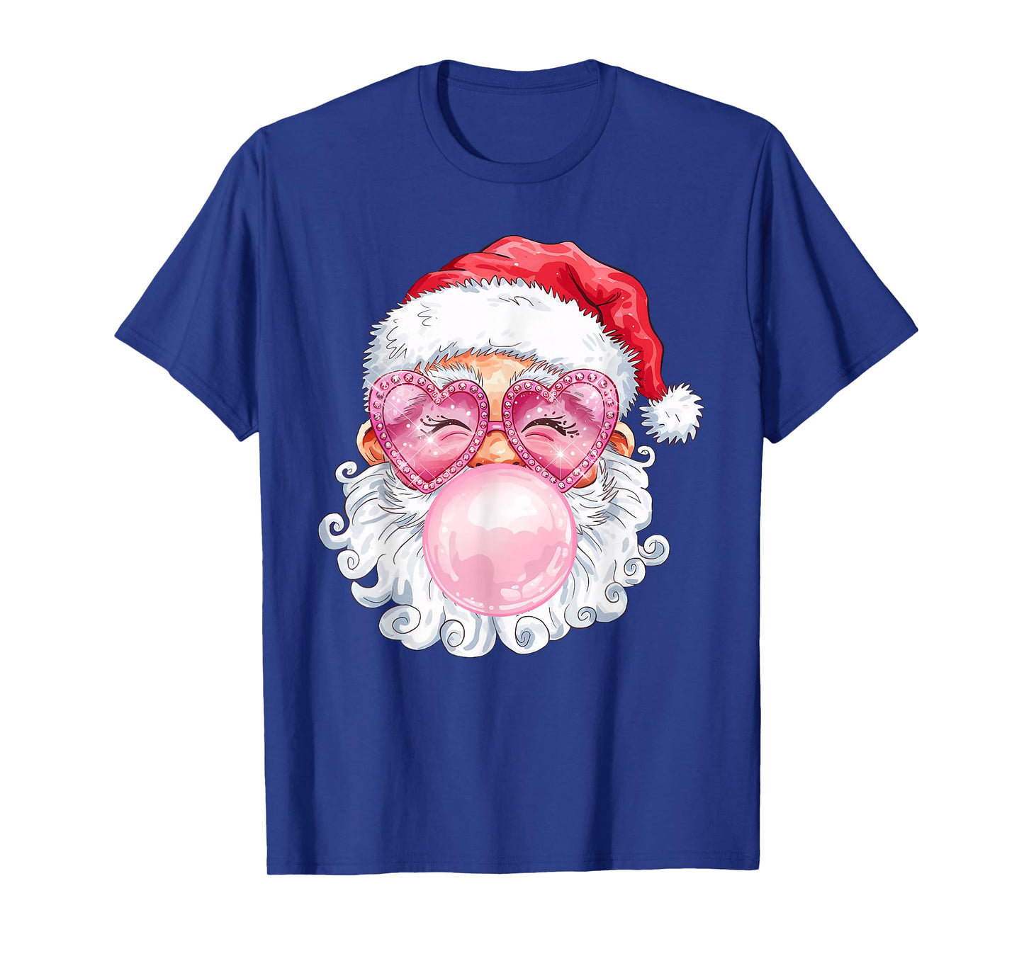 Vintage Groovy Santa Claus Christmas Vibes Womens Kids Girls T-Shirt