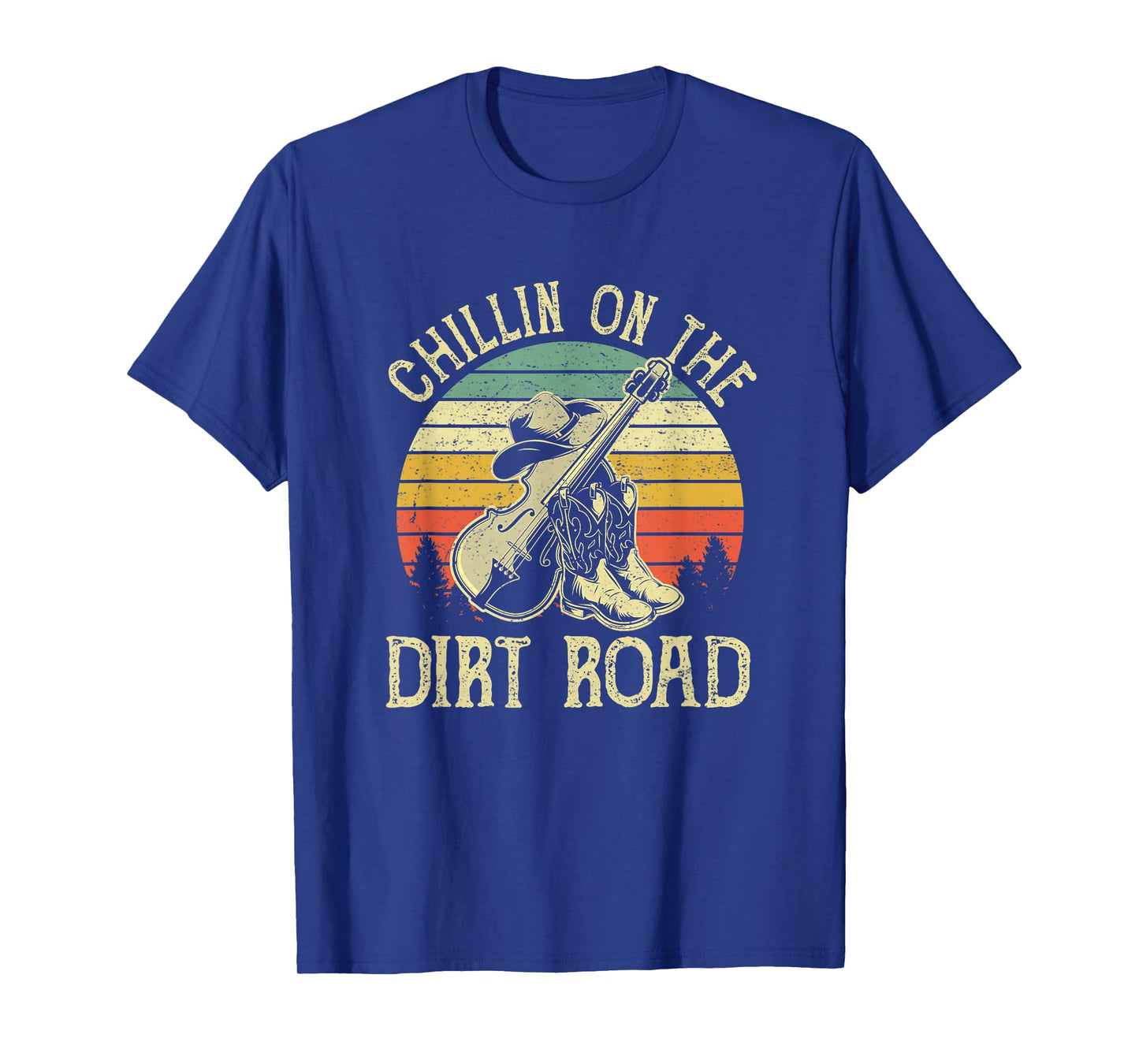 Chillin On The Dirt Road Western Life Rodeo Country Music T-Shirt
