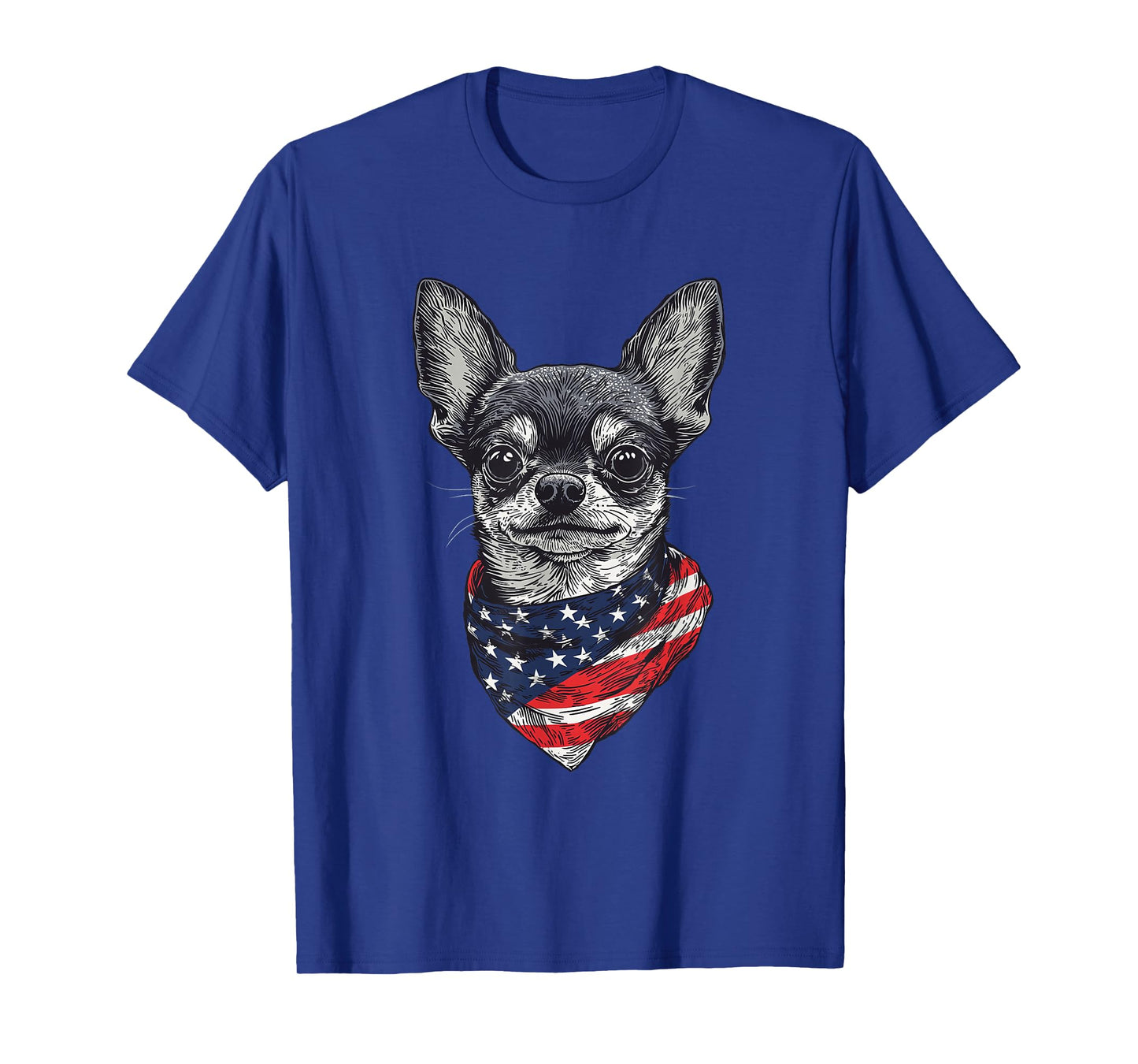 Chihuahua American Flag T-Shirt
