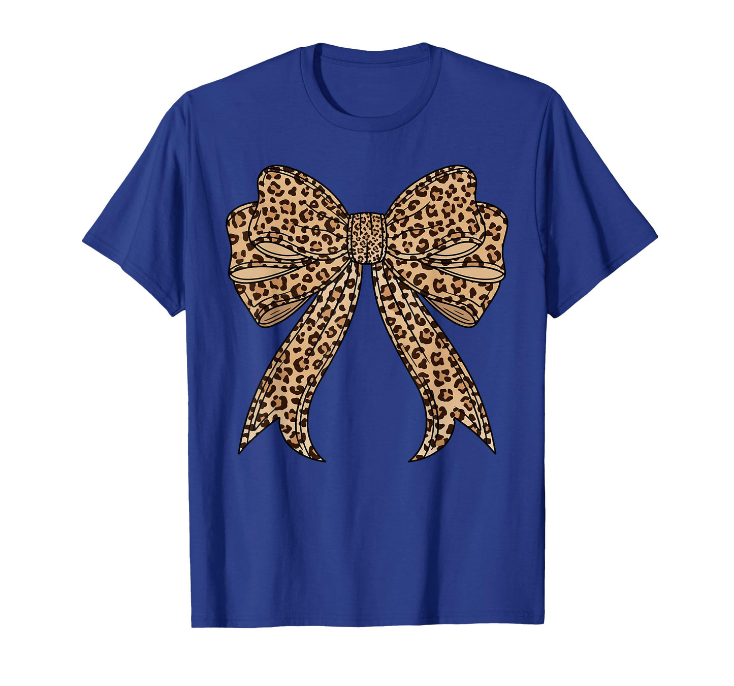 Coquette Bow Leopard for Women Girls Aesthetic Trendy Girly T-Shirt