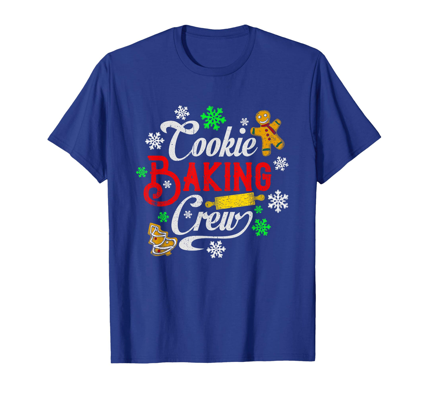 Cookie Baking Crew Christmas Baker Gingerbread Cookies T-Shirt