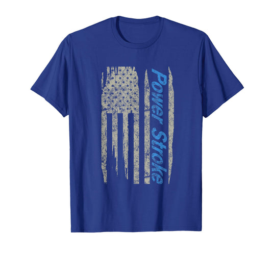 Power Stroke American Flag T-Shirt