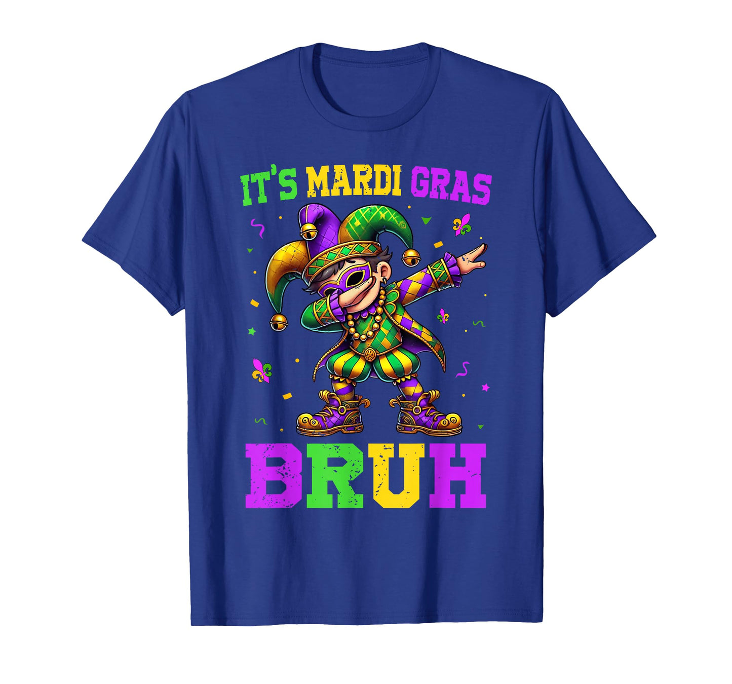 It's Mardi Gras Bruh Dabbing Boy Kids New Orleans Trip Men T-Shirt
