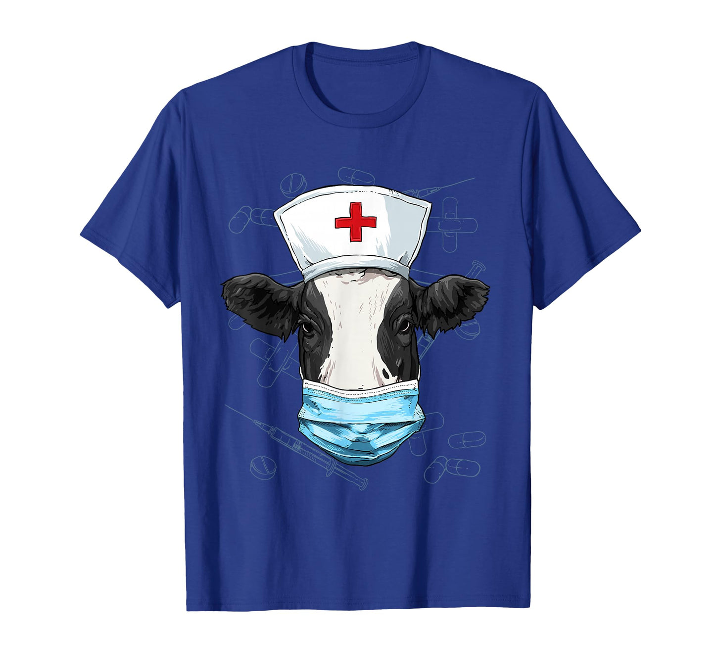 Cow Nurse Shirt Nursing Student Registered Nurse RN LPN CNA T-Shirt