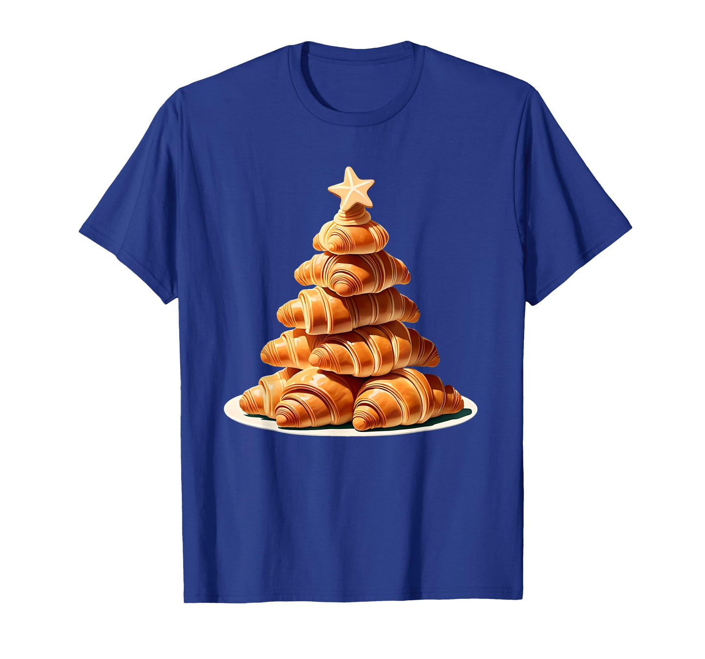 Croissant Christmas Tree T-Shirt