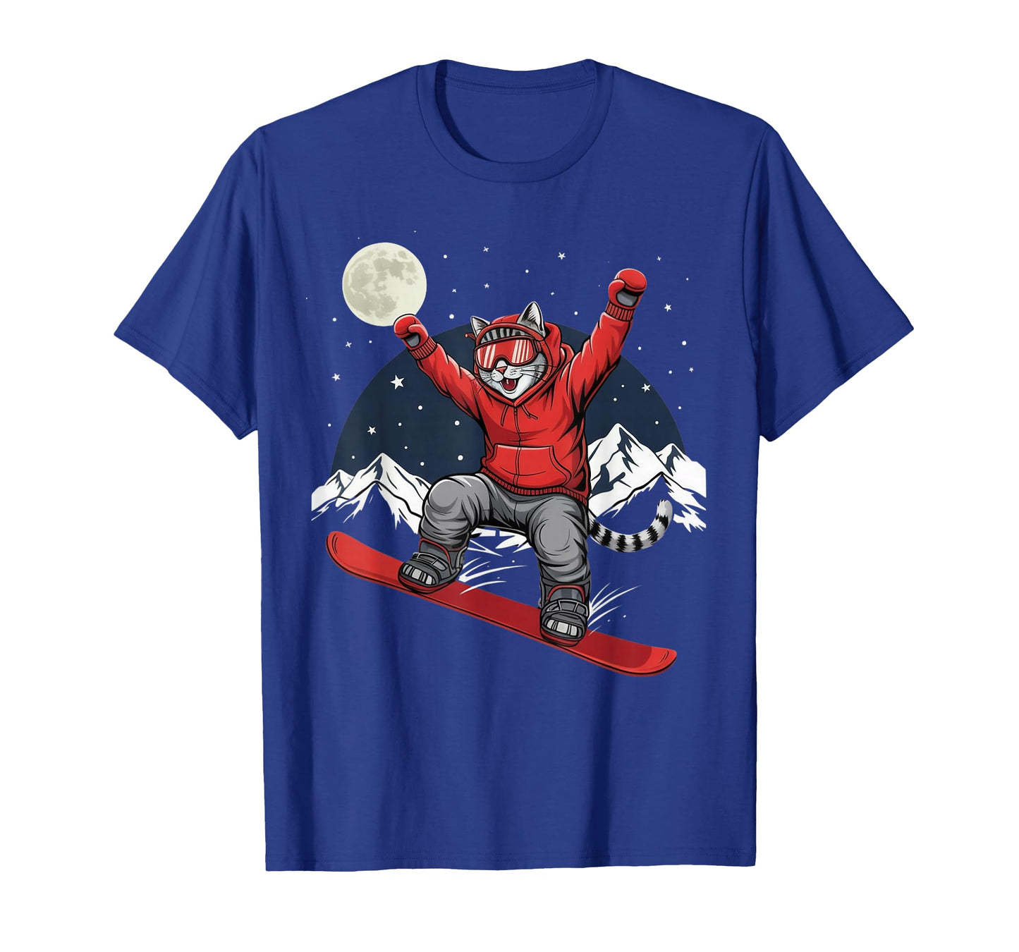 Snowboard Kitten Cat Snowboarding Wintersports Snowboarder T-Shirt