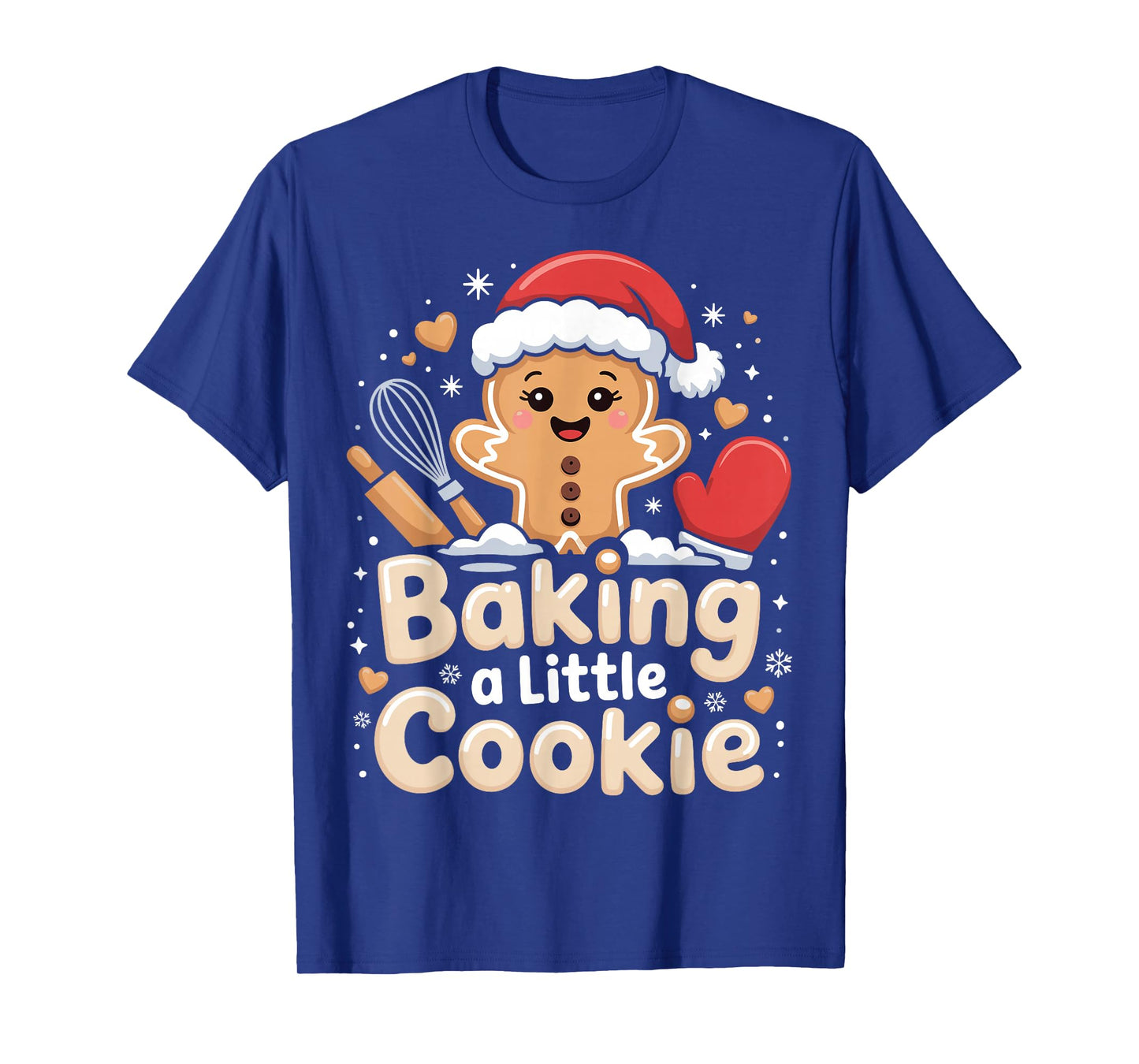 Baking A Little Cookie Cute Christmas Pregnancy Announcement T-Shirt