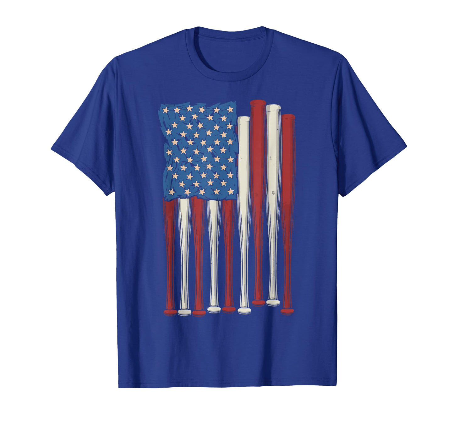 Baseball US Flag T-Shirt