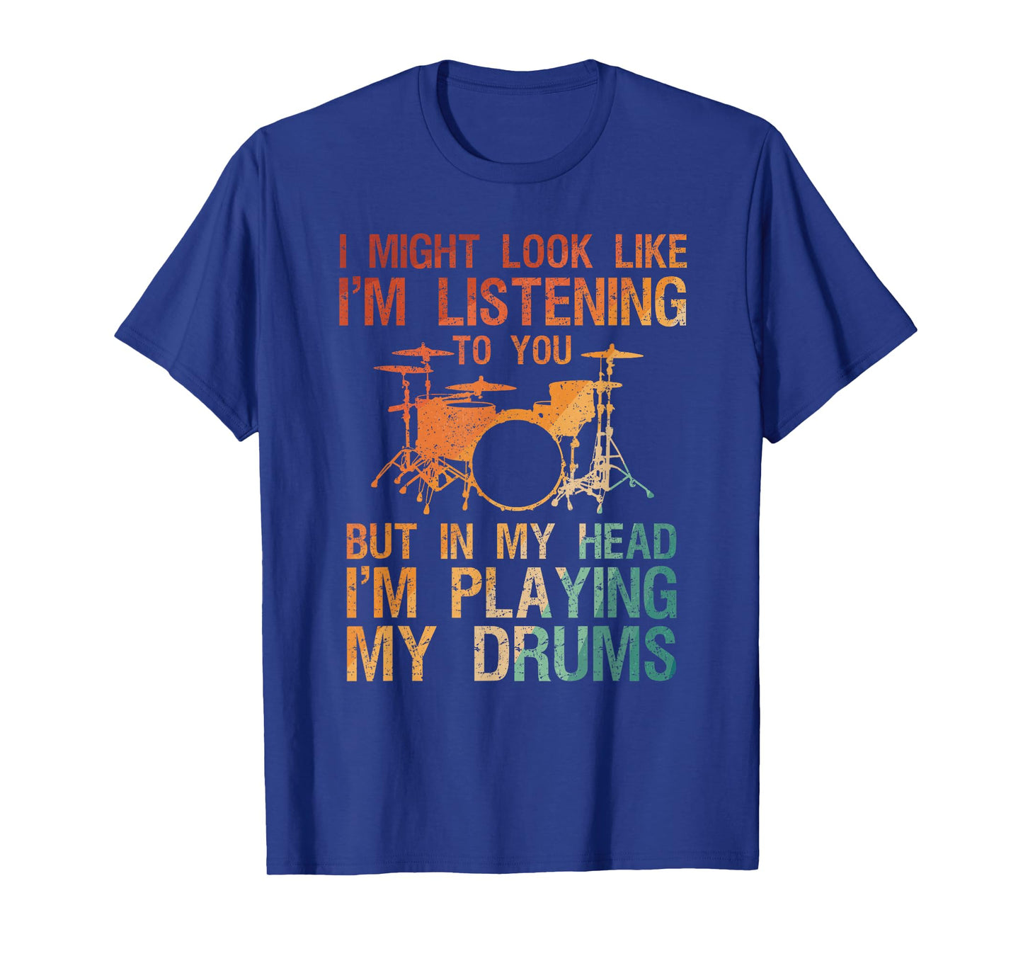 Funny Drummer Art for Men Women Drum Player Percussion Lover T-Shirt