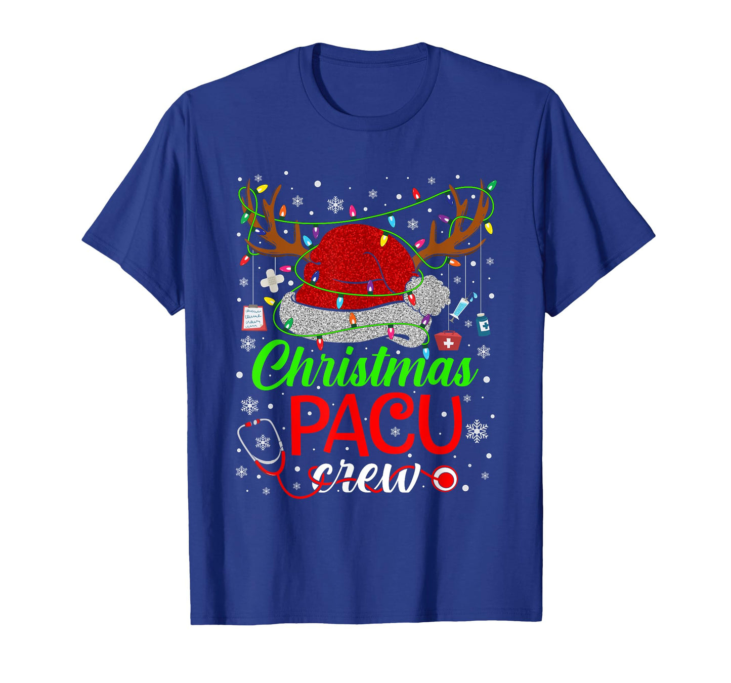 Christmas PACU Nurse Crew Santa Nurse Life Cute Xmas Pajama T-Shirt