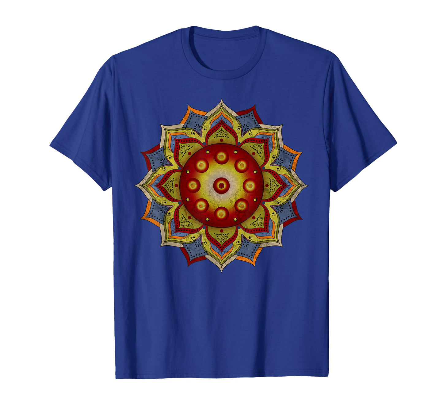 Handpan - Hang Drum Mandala - natural colored T-Shirt