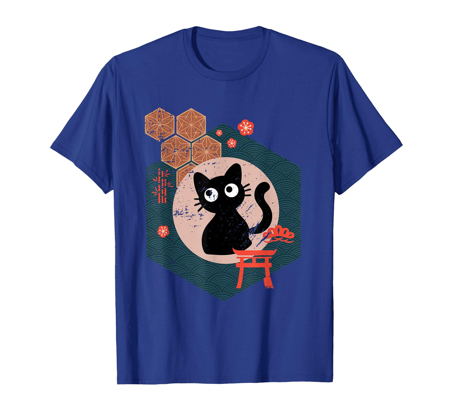 Black Cat Lover Japanese Kitten Anime Tokyo Otaku Lifestyle T-Shirt Small