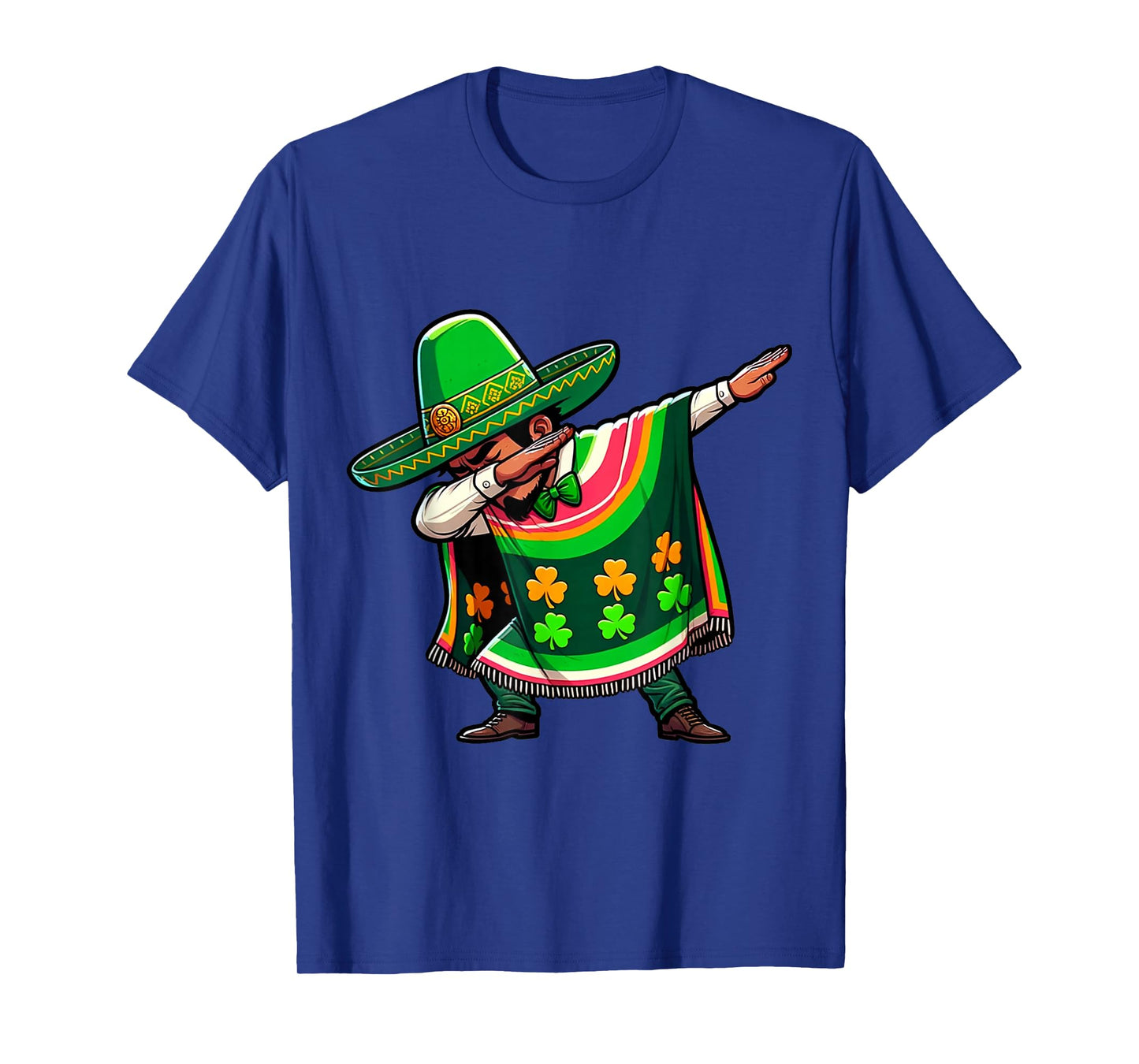 Mexican St Patricks Day 2026 Mexican Irish Dabbing T-Shirt