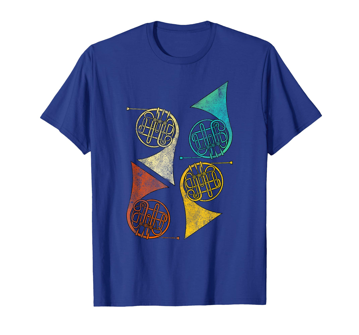 Retro French Horn Shirt - Marching Band Shirt T-Shirt