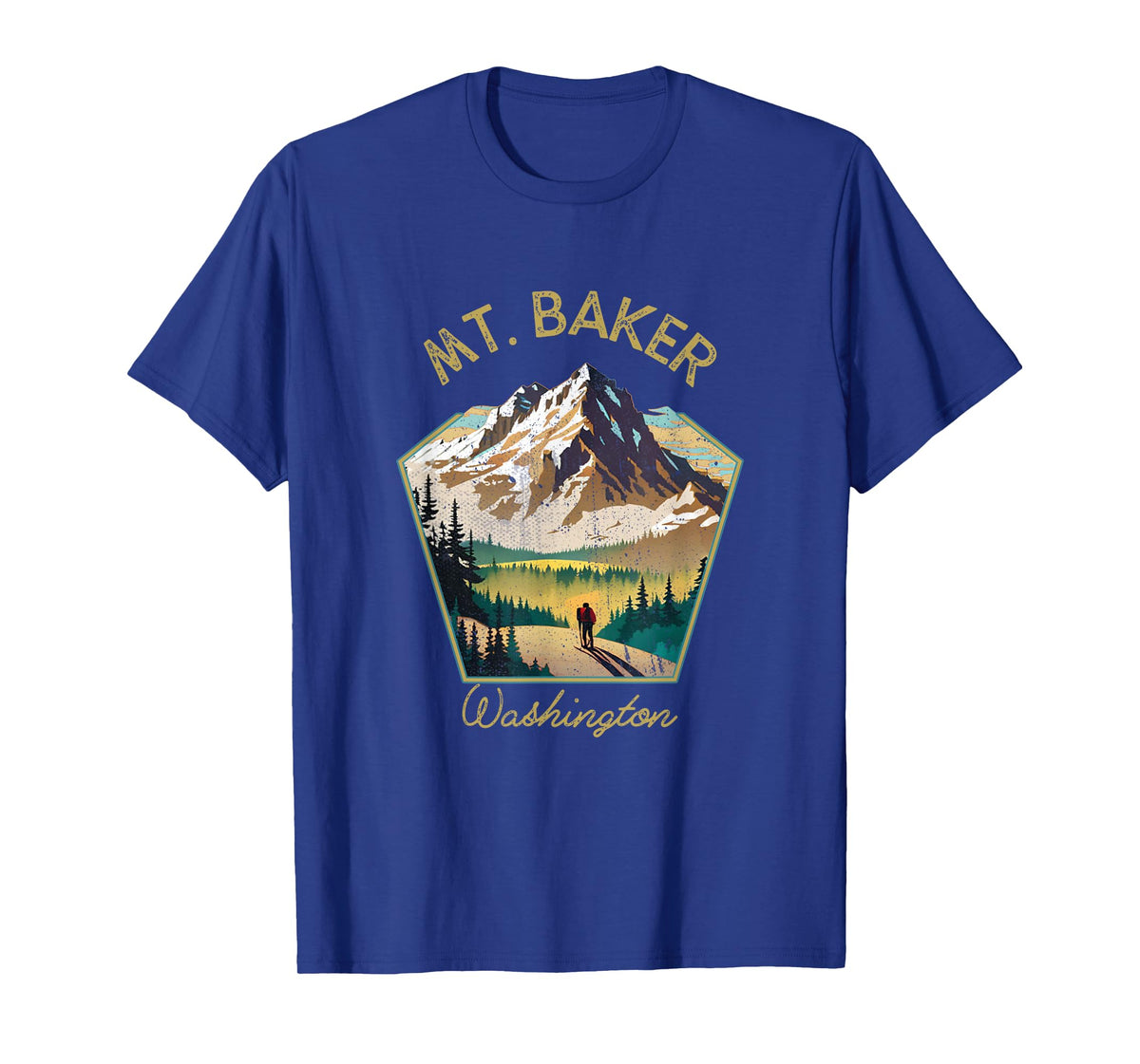 Mt. Baker Retro Clothing - Mt. Baker Souvenir T-Shirt
