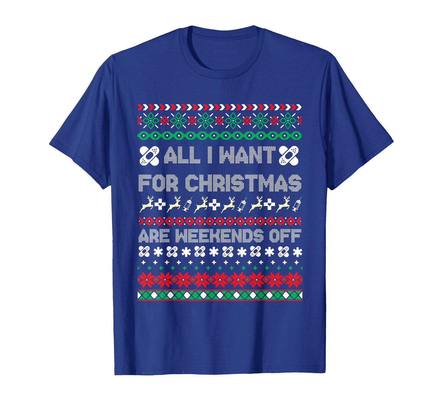 Christmas Nurse Ugly Christmas Sweater T-Shirt