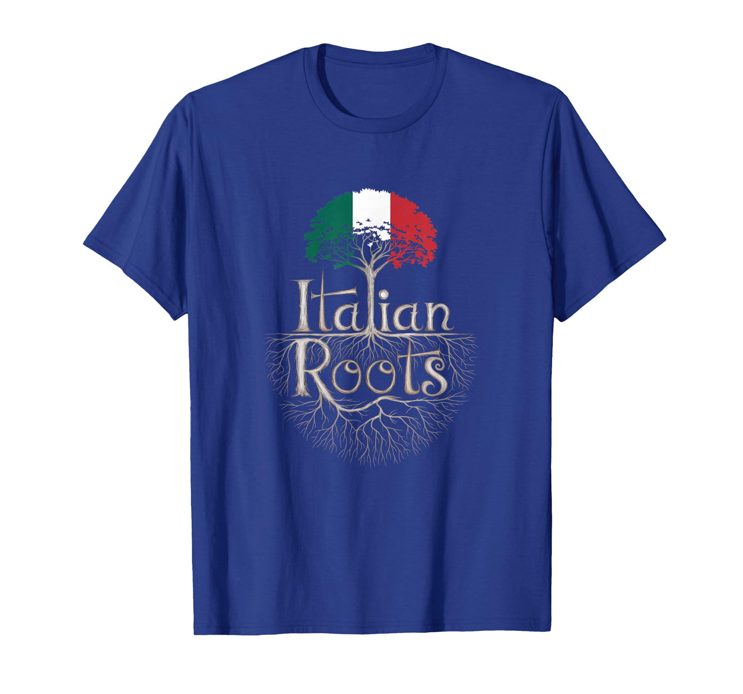 Italian Roots - Italy Flag Colors Family Tree Souvenir T-Shirt