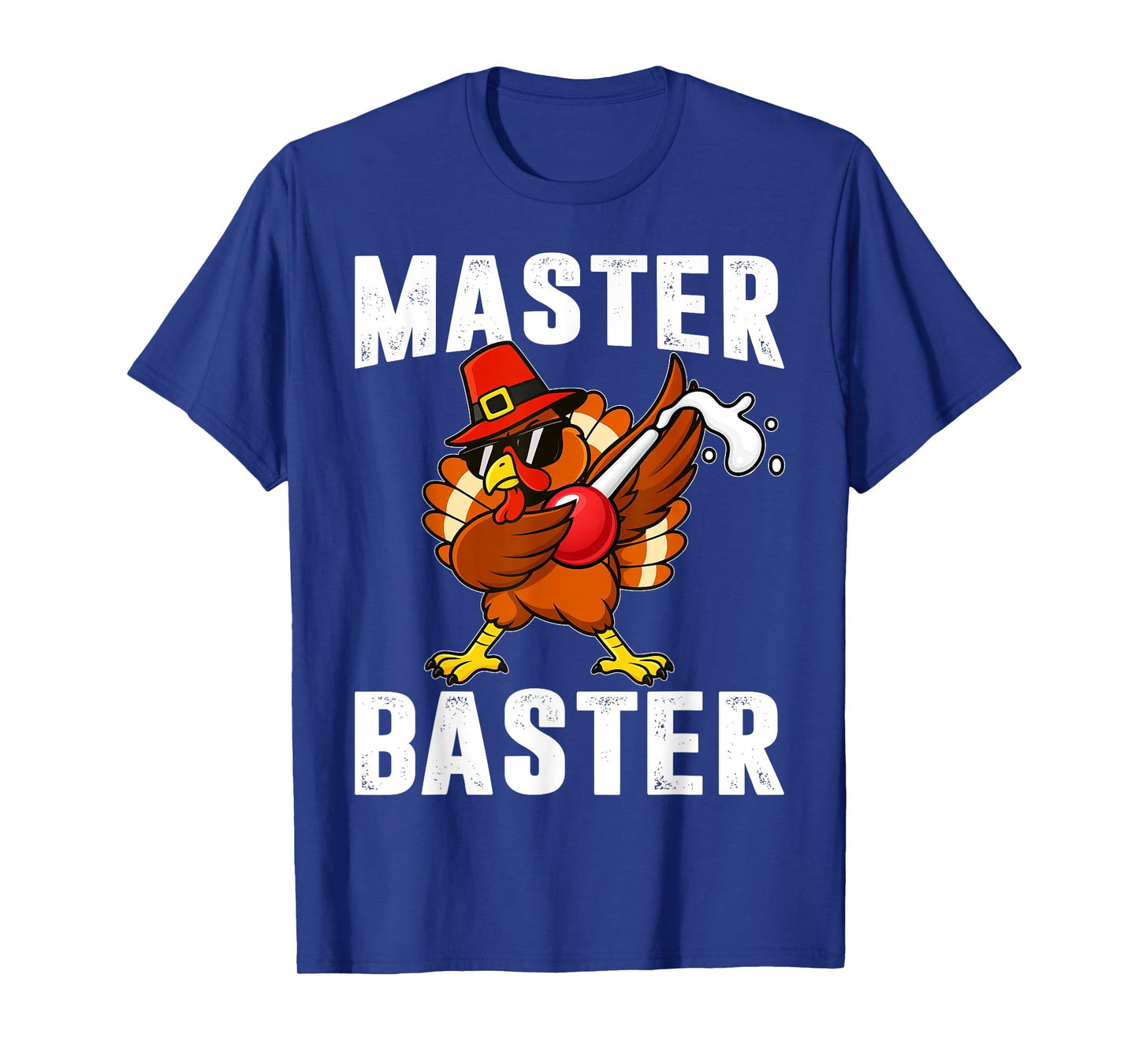 Master Baster Vintage Cool Dabbing Turkey Thanksgiving Men T-Shirt