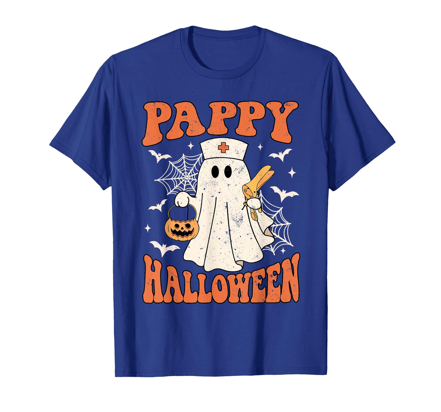 Cute Funny Boo Ghost Nurses Pappy Halloween OBGYN Speculum T-Shirt