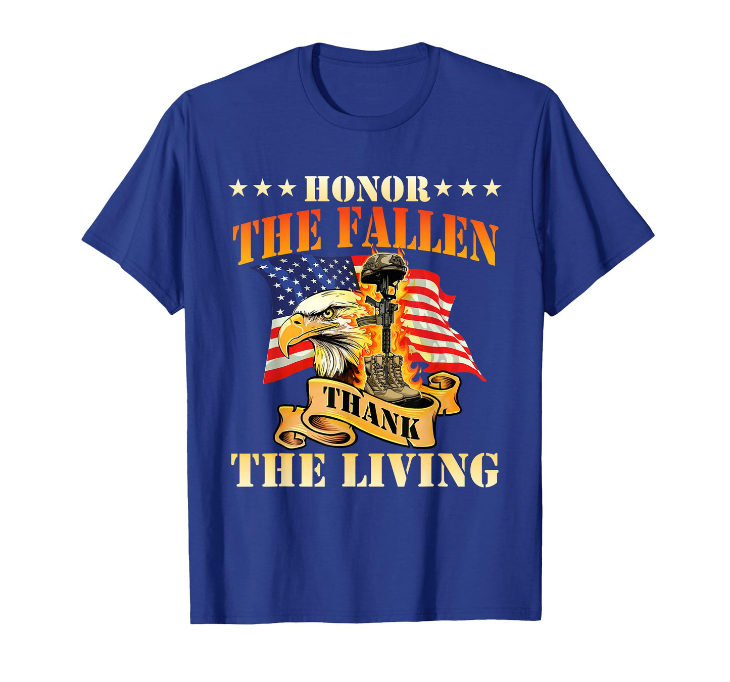 Honor The Fallen Thank The Living - Patriotic Memorial Day T-Shirt