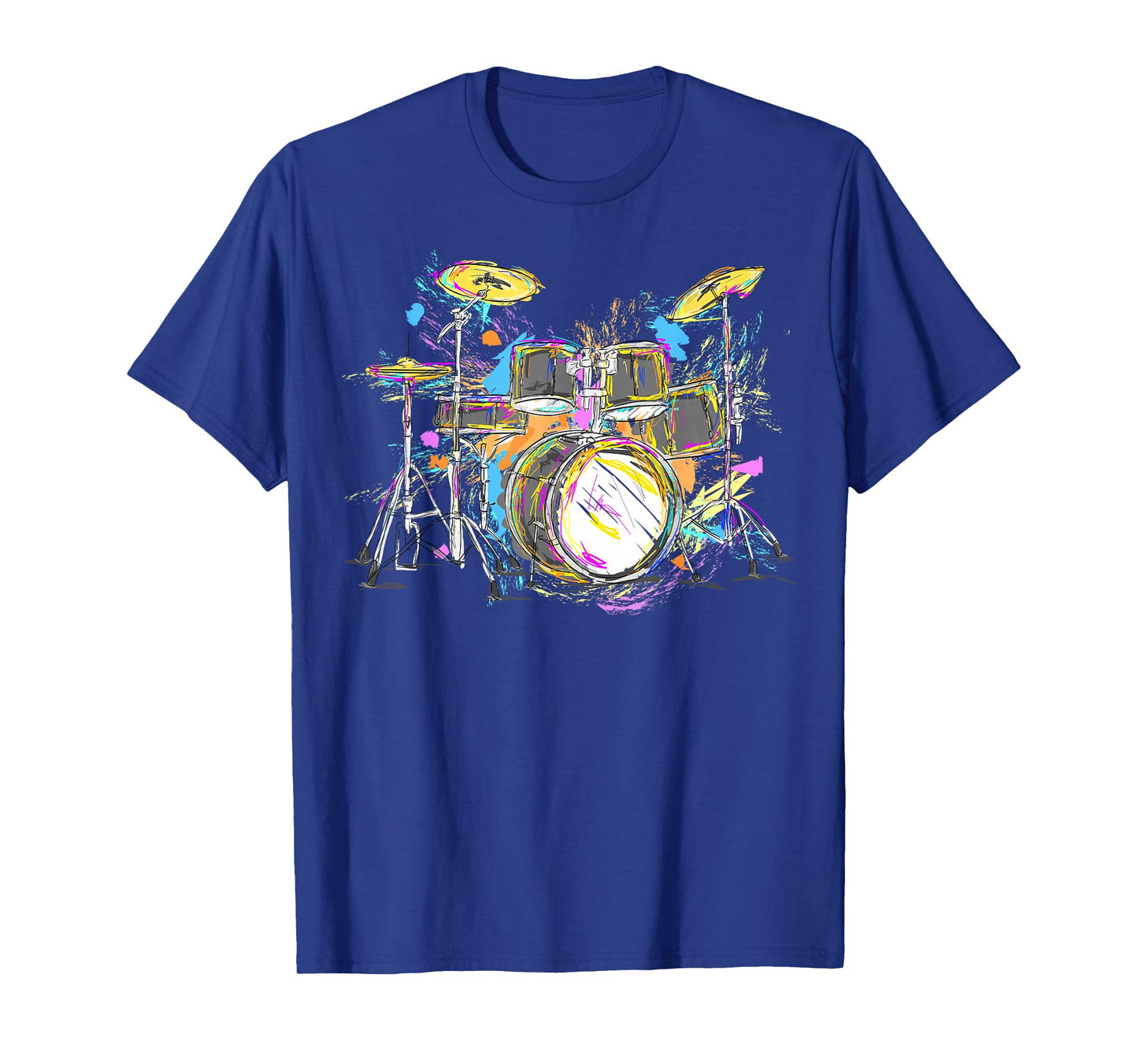 Abstract Art Drums Musician Music Band Throne Noose T-Shirt Small