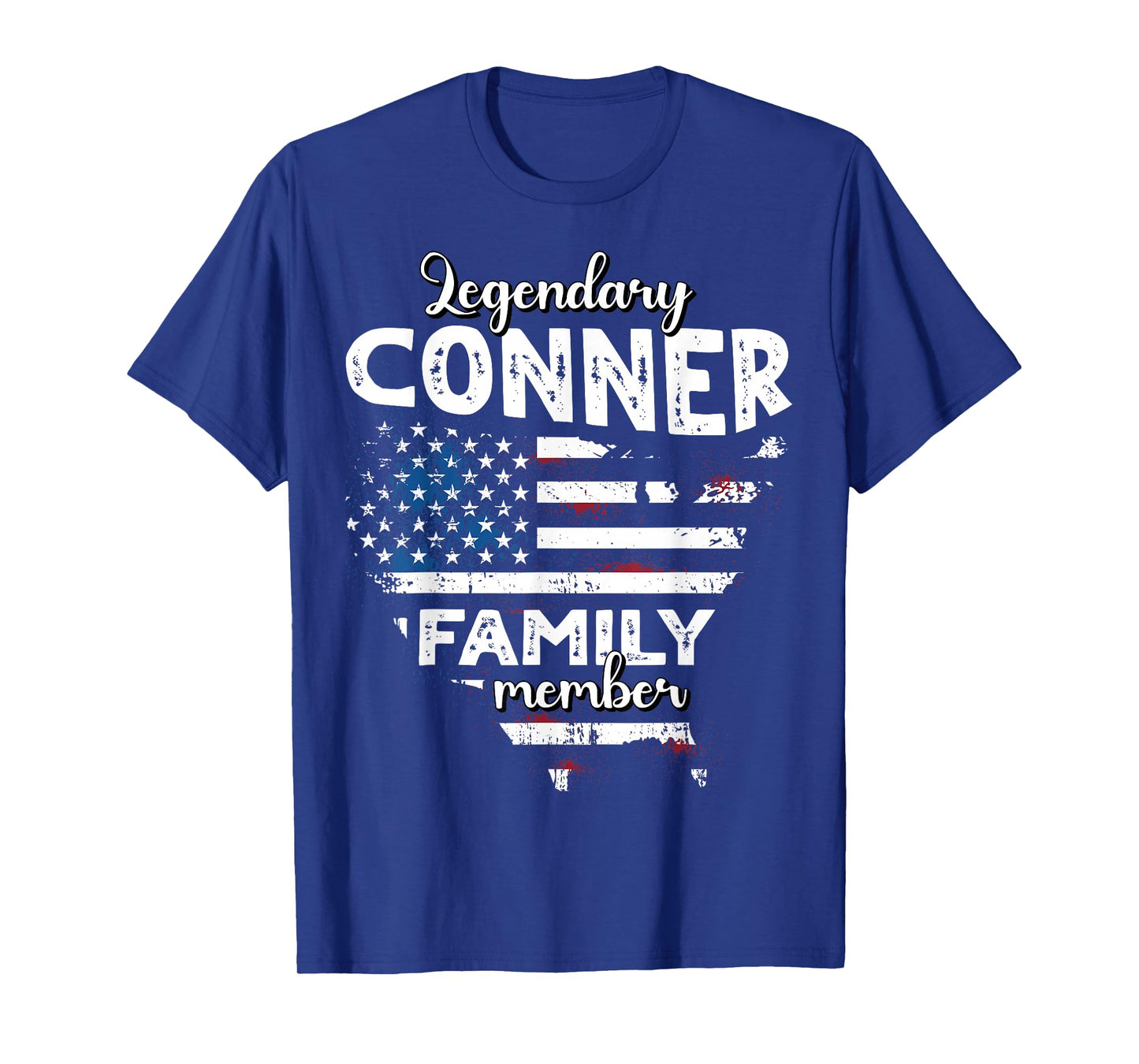 Surname Conner US Flag Conner Last Name Conner T-Shirt
