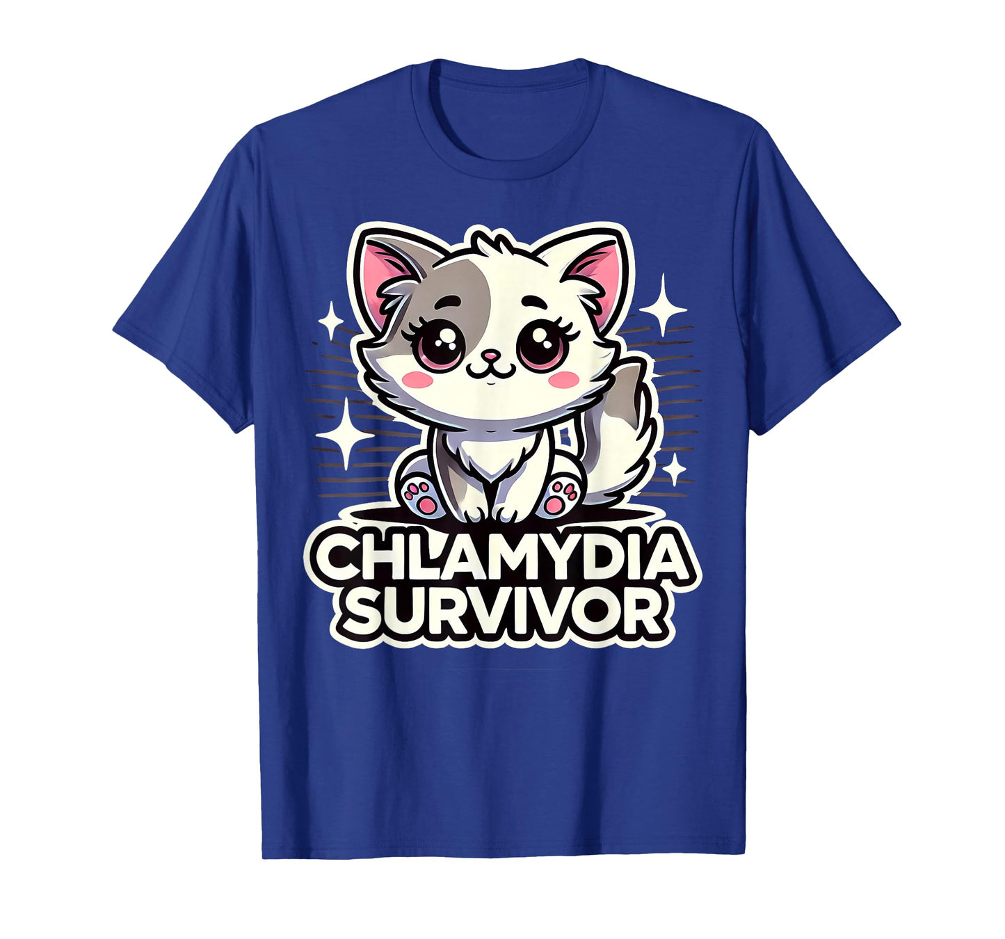Funny Inappropriate Chlamydia Survivor Embarrassing Adult T-Shirt