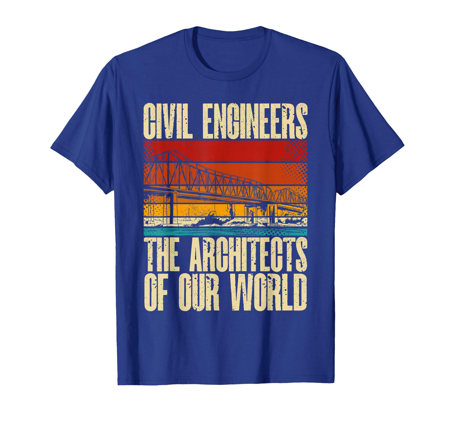 Civil Engineering Construction Civil Engineer Bridge T-Shirt