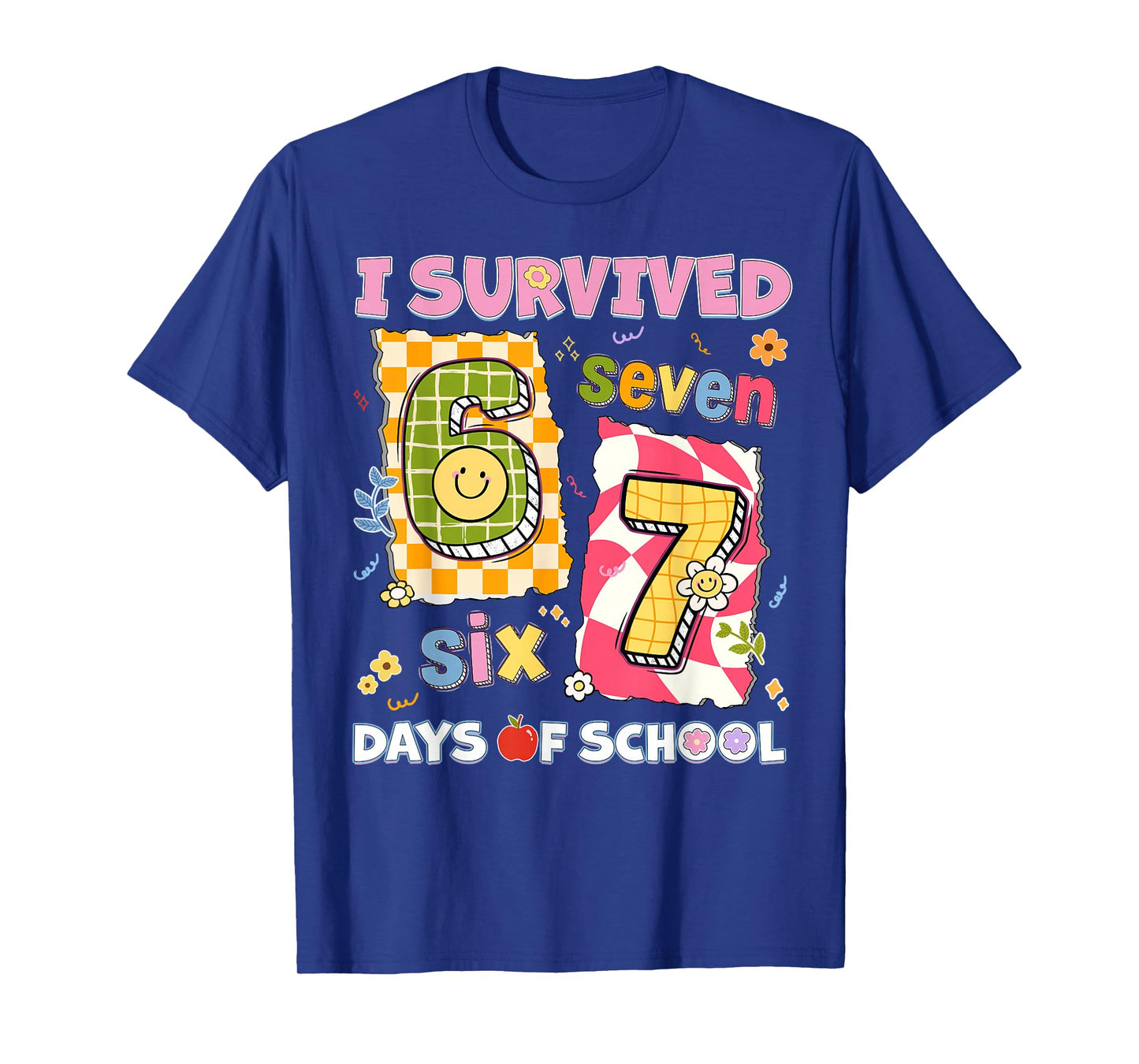 I Survived 67 Days of School Funny Meme Boy Girl Teacher T-Shirt