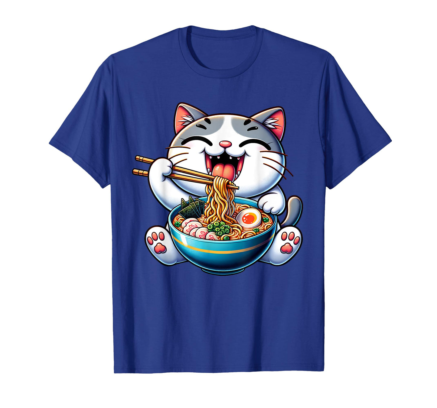 Neko Cat Ramen Anime Kawaii T-Shirt