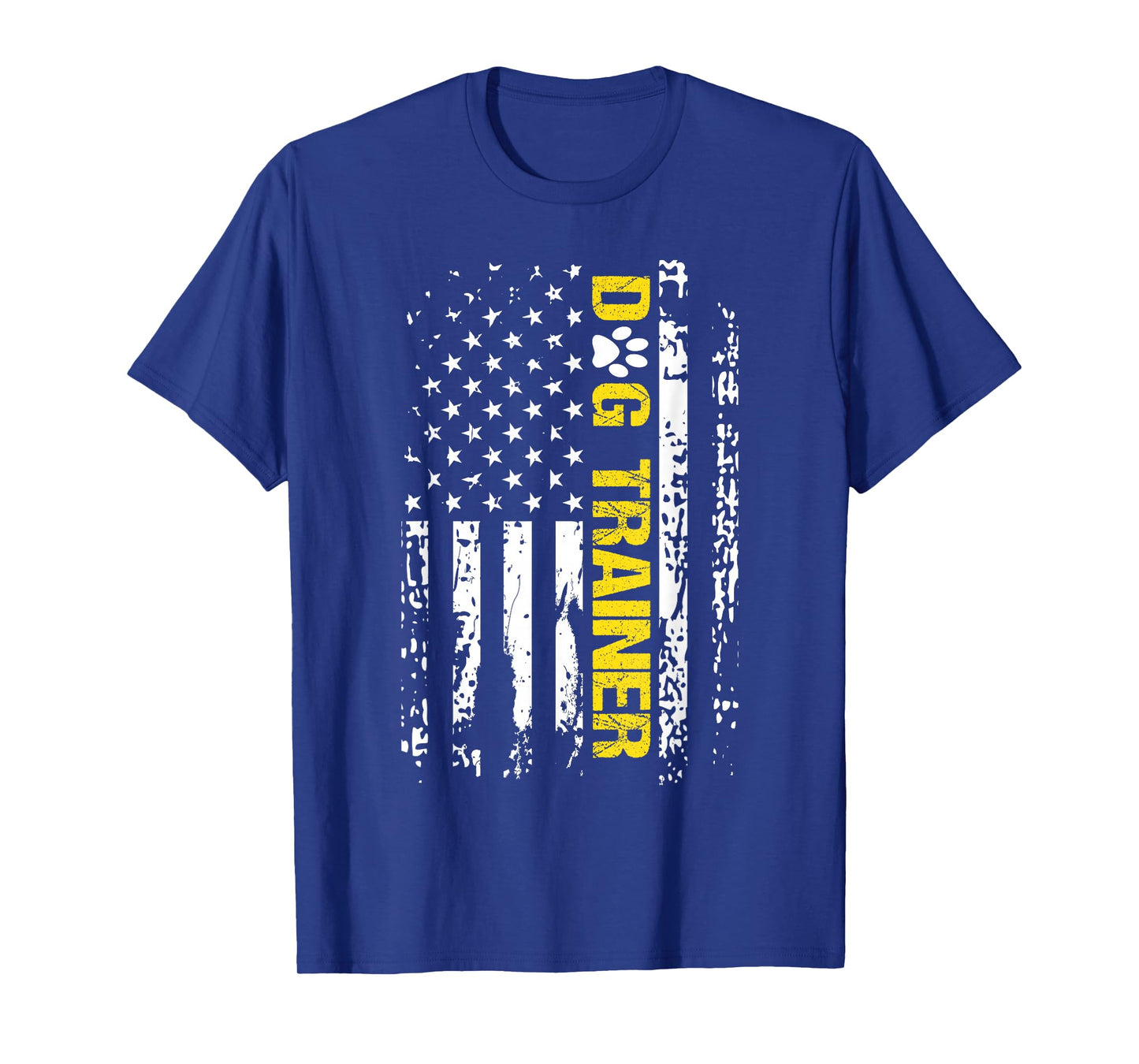 Dog Trainer Shirt American Flag Patriotic Dog Trainer Gift T-Shirt