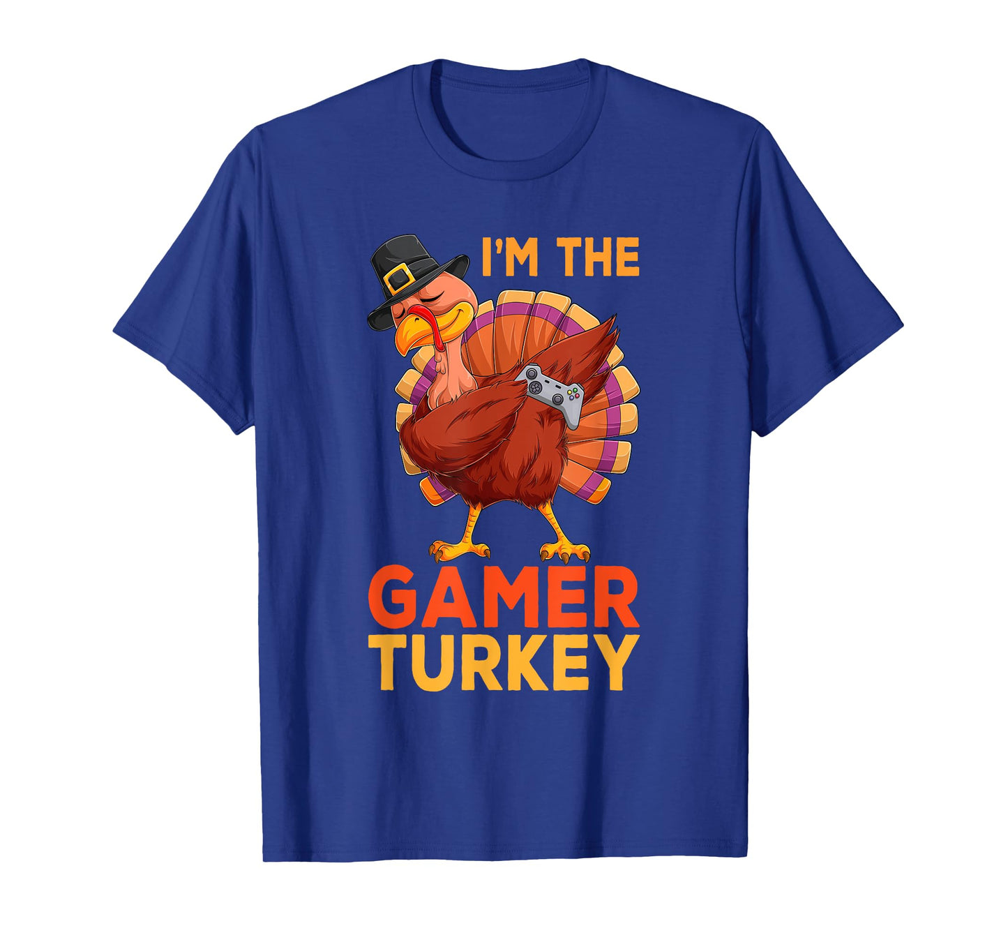 I'm The Gamer Dabbing Turkey Thanksgiving Gamer Kids Boys T-Shirt