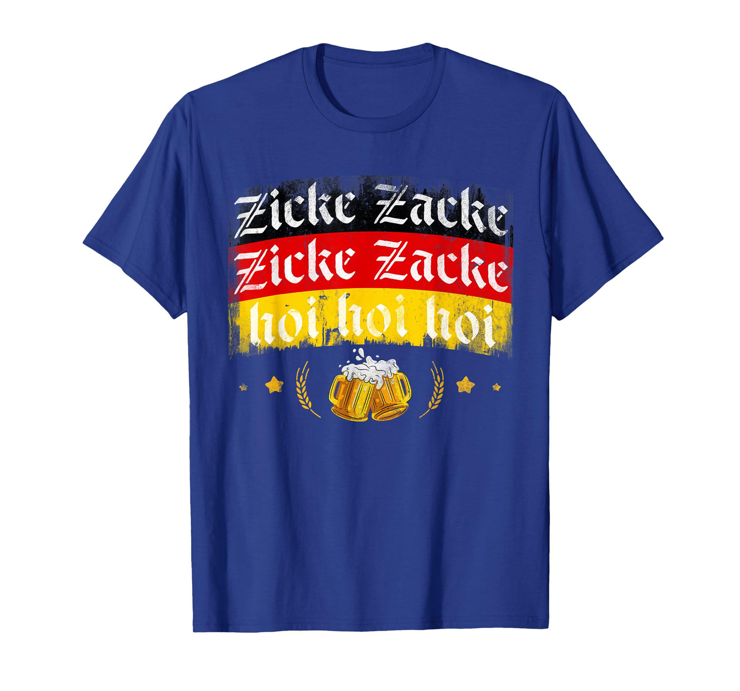 Zicke Zacke Hoi Oktoberfest German Flag Party Funny T-Shirt
