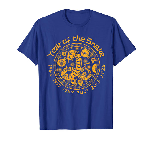 Chinese Year of the Snake Zodiac Sign T-Shirt