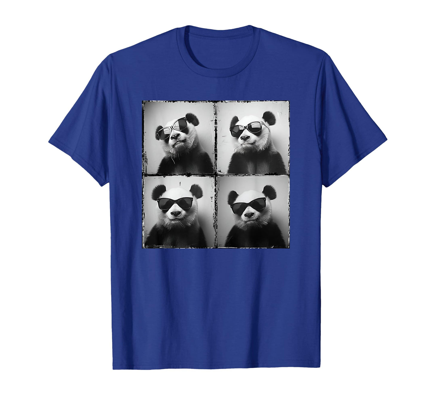 Panda In Sunglasses Safari Zoo Animal Funny Panda Face T-Shirt