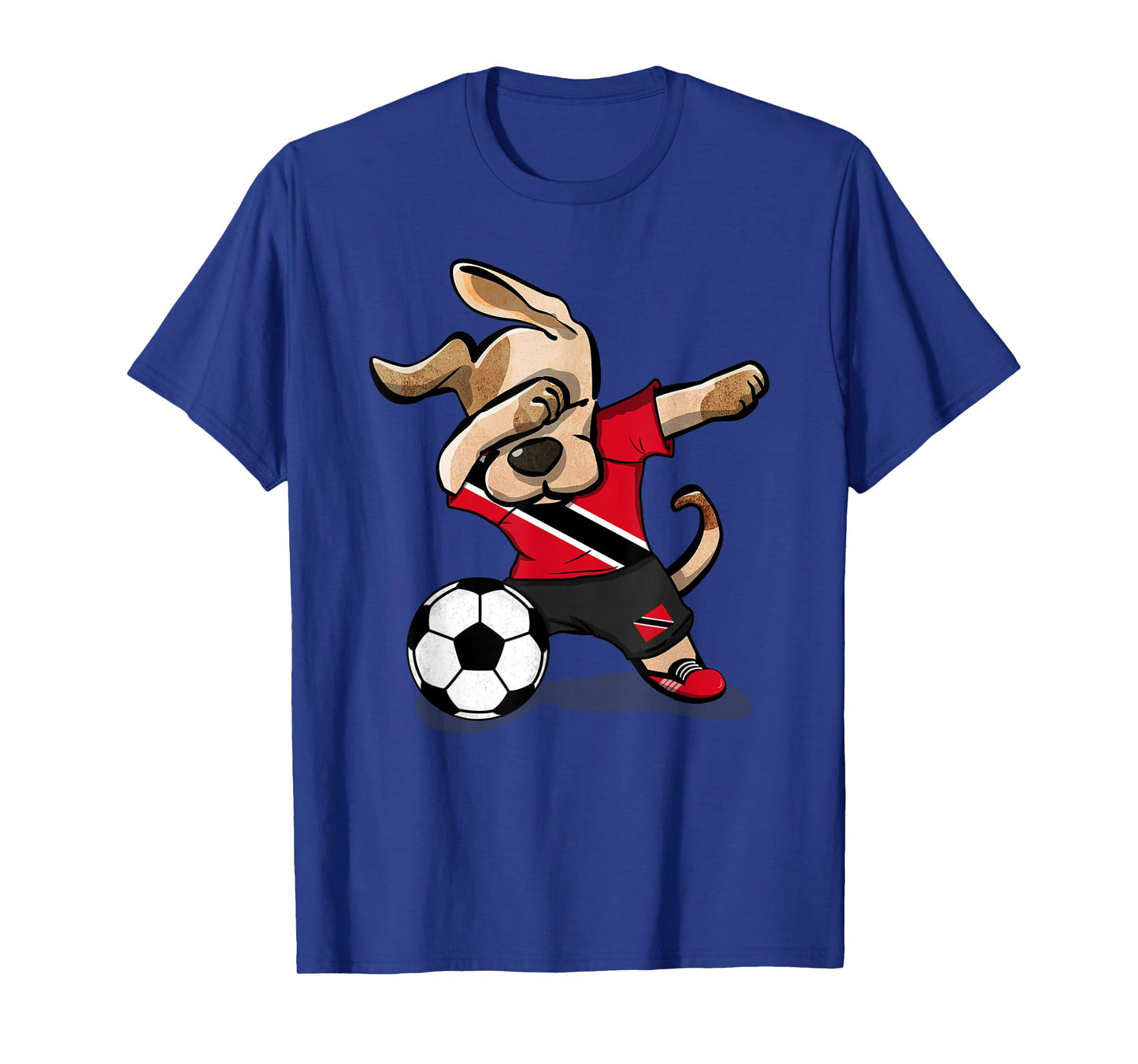 Dabbing Dog Trinidad and Tobago Soccer Jersey Football Lover T-Shirt