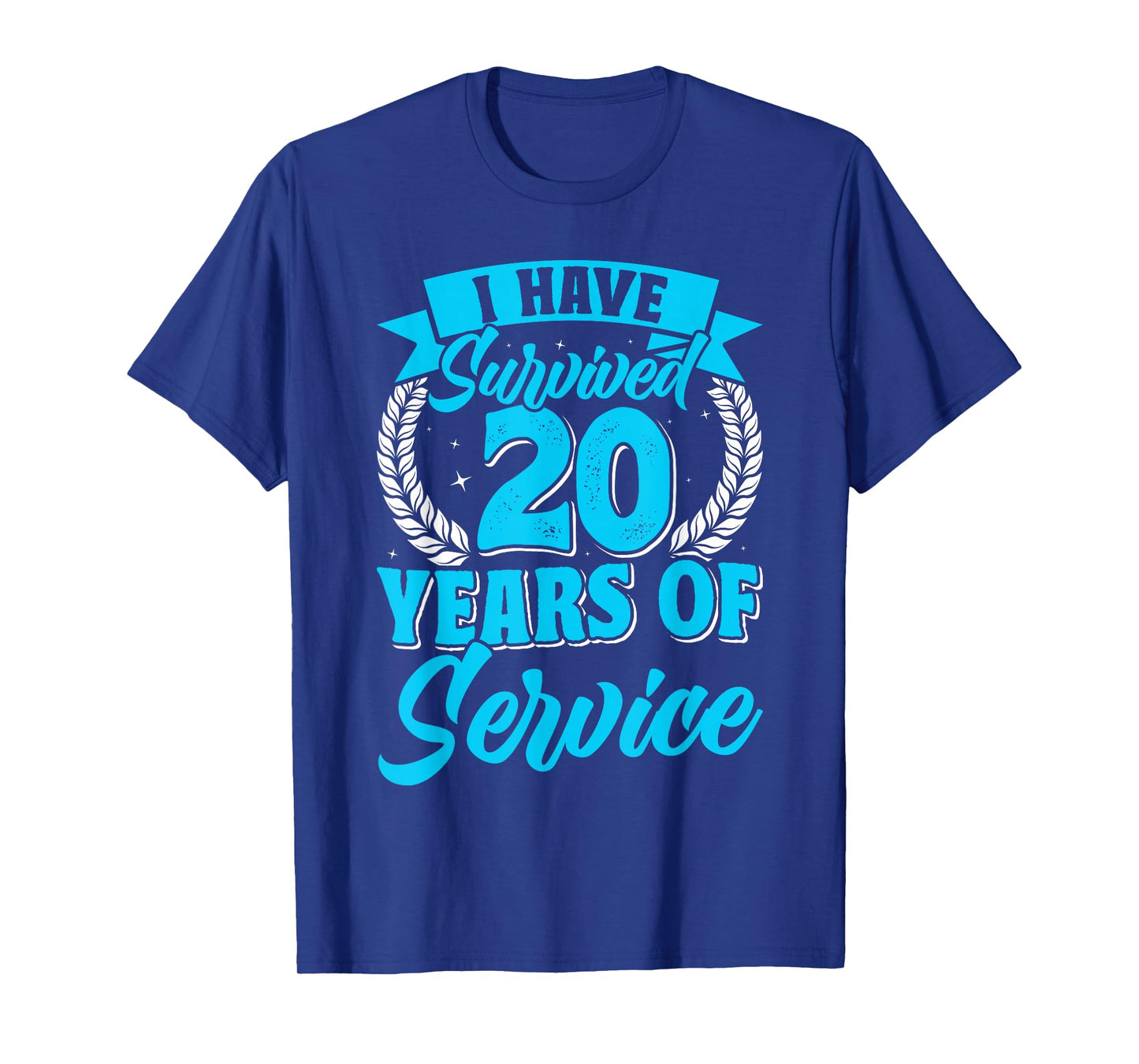 Anniversary Survived 20 Years of Service Employees T-Shirt