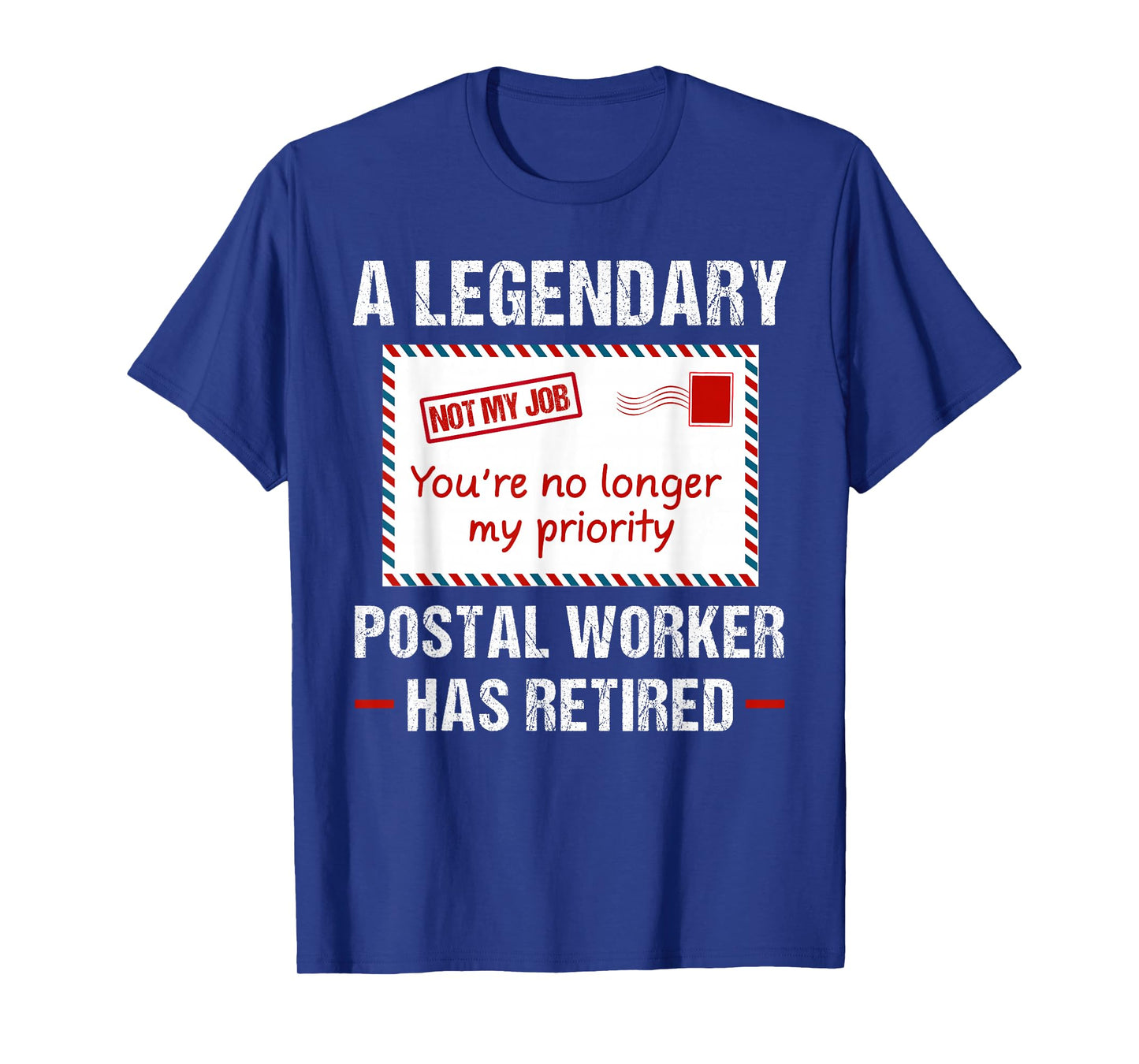 Postal Worker Retired 2023 Postman Retirement Mail Carrier T-Shirt