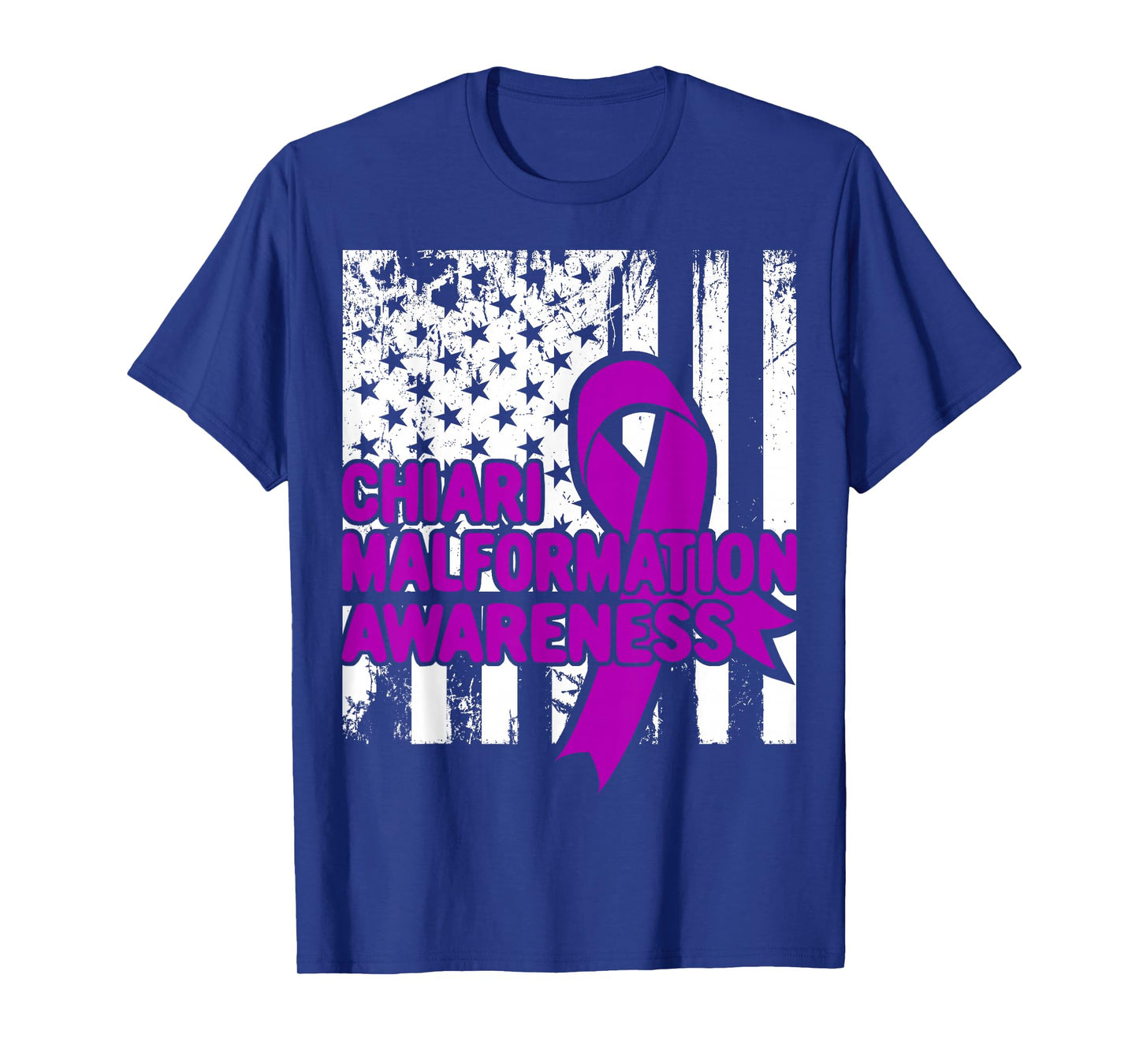 American Flag Shirt - Chiari Malformation Awareness TShirt T-Shirt