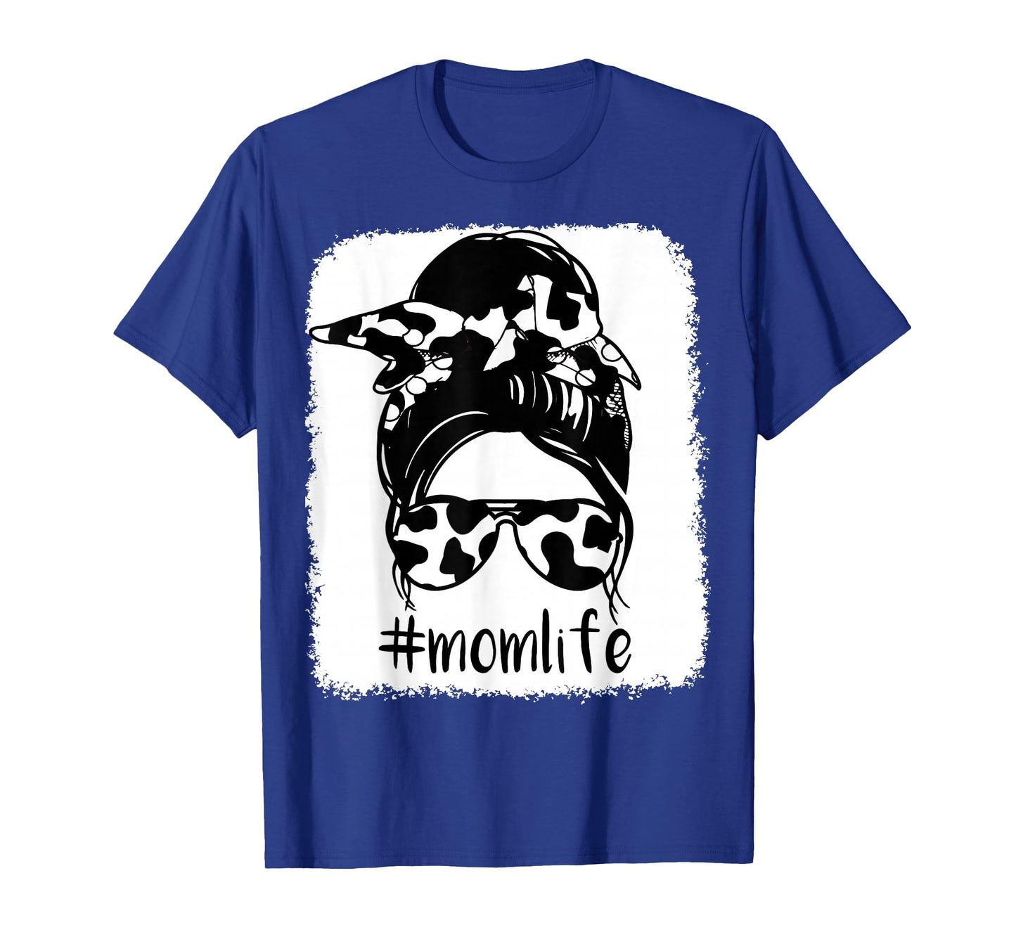 Cow-Print T Shirt Women Mom-Life Farm Heifer Mama Mother Day T-Shirt