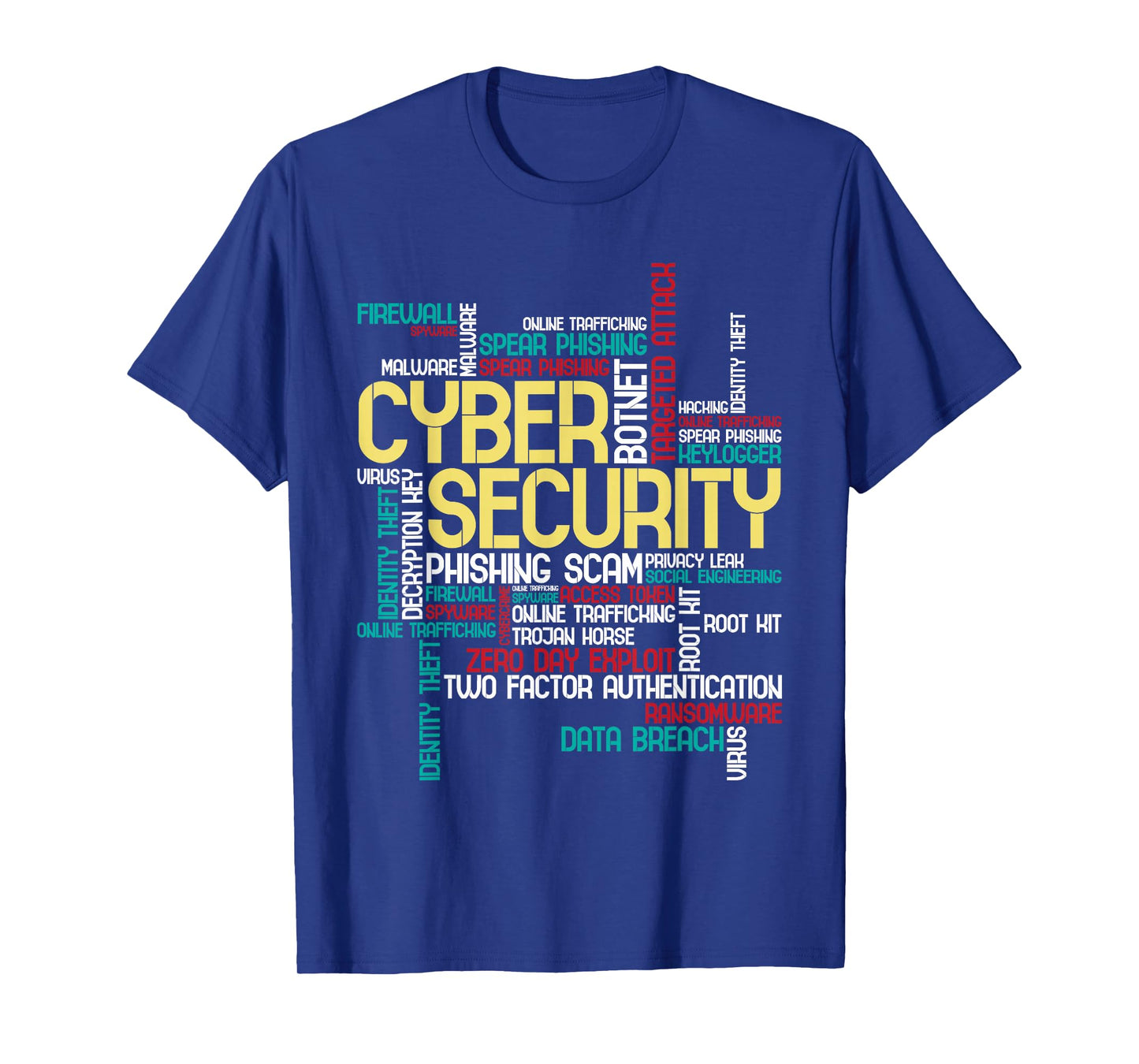 Cyber Security - Hacker IT Analyst Computer Programmer T-Shirt Small