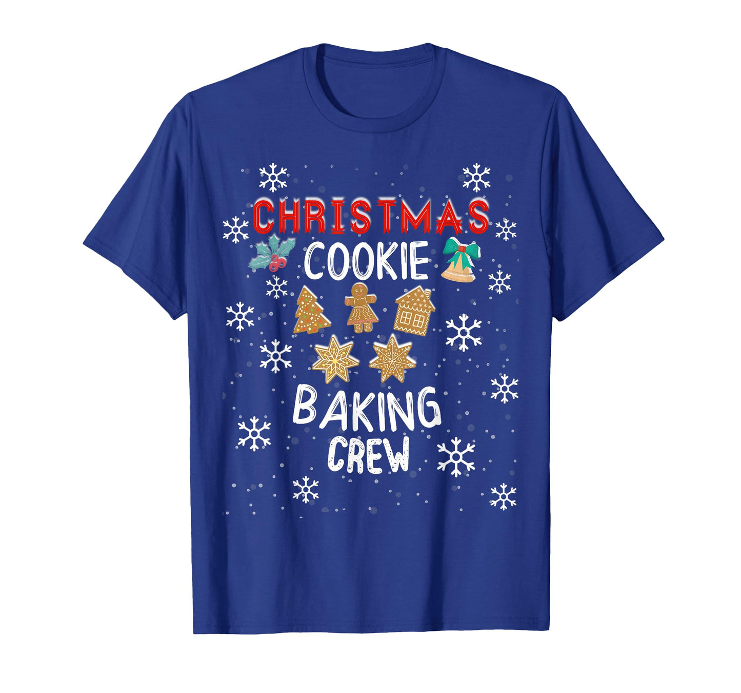 Christmas Cookie Baking Crew Holiday Kitchen Team T-Shirt