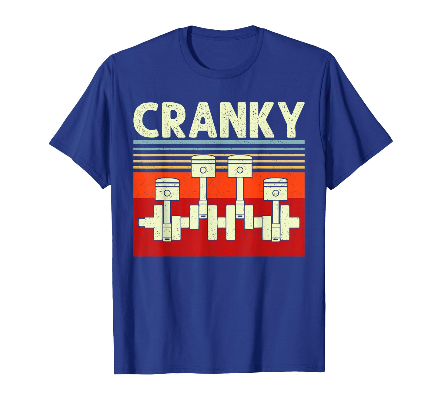 Cranky Car Engine Crankshaft Cars Lover Mechanics Father Day T-Shirt