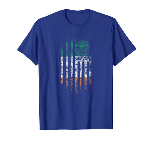 Irish American Flag - Ireland Saint Patrick's Day T-Shirt T-Shirt