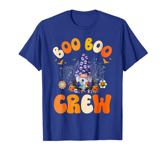 Cute gnomes. Boo Boo Crew Nurse Funny Ghost Women Halloween T-Shirt
