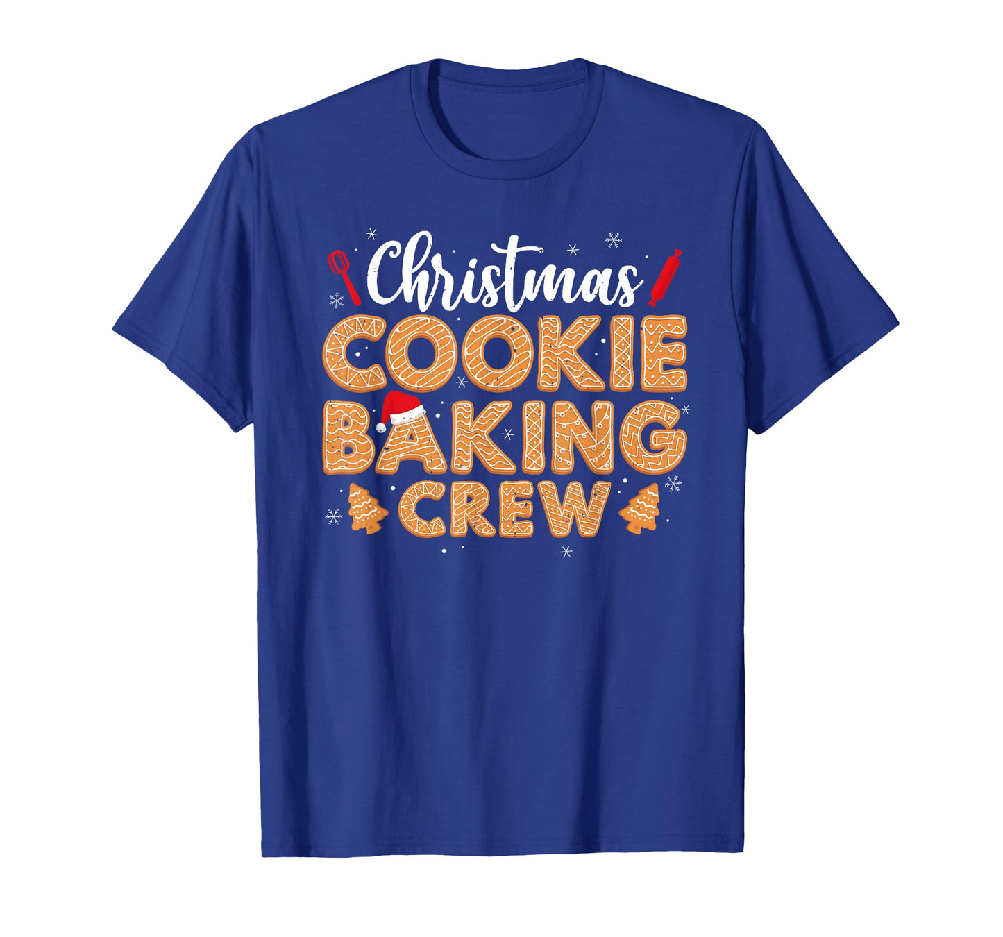 Christmas Cookie Baking Crew for Women Basker Seniors Xmas T-Shirt
