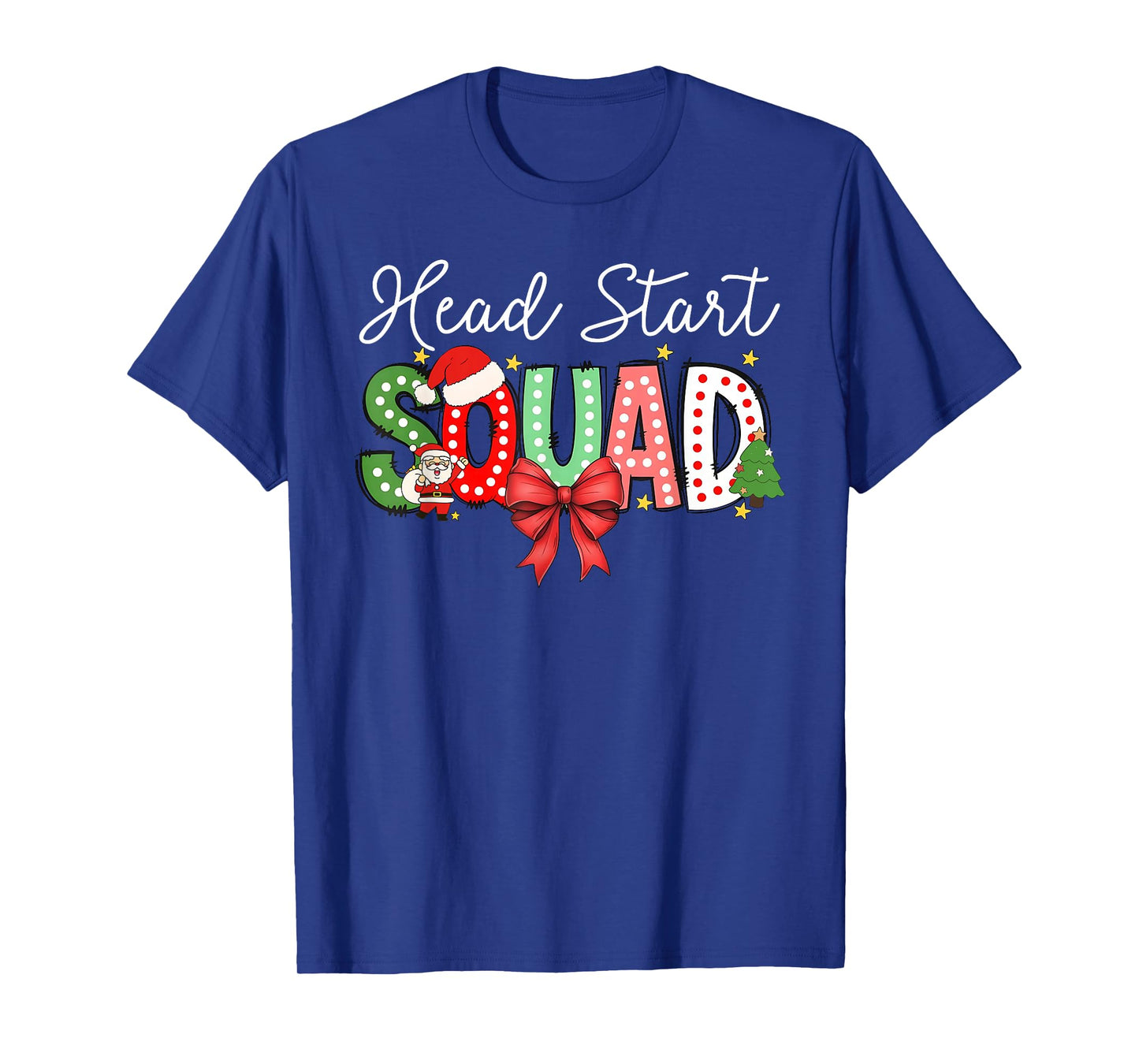 Head Start Squad Merry Christmas Teacher Team T-Shirt