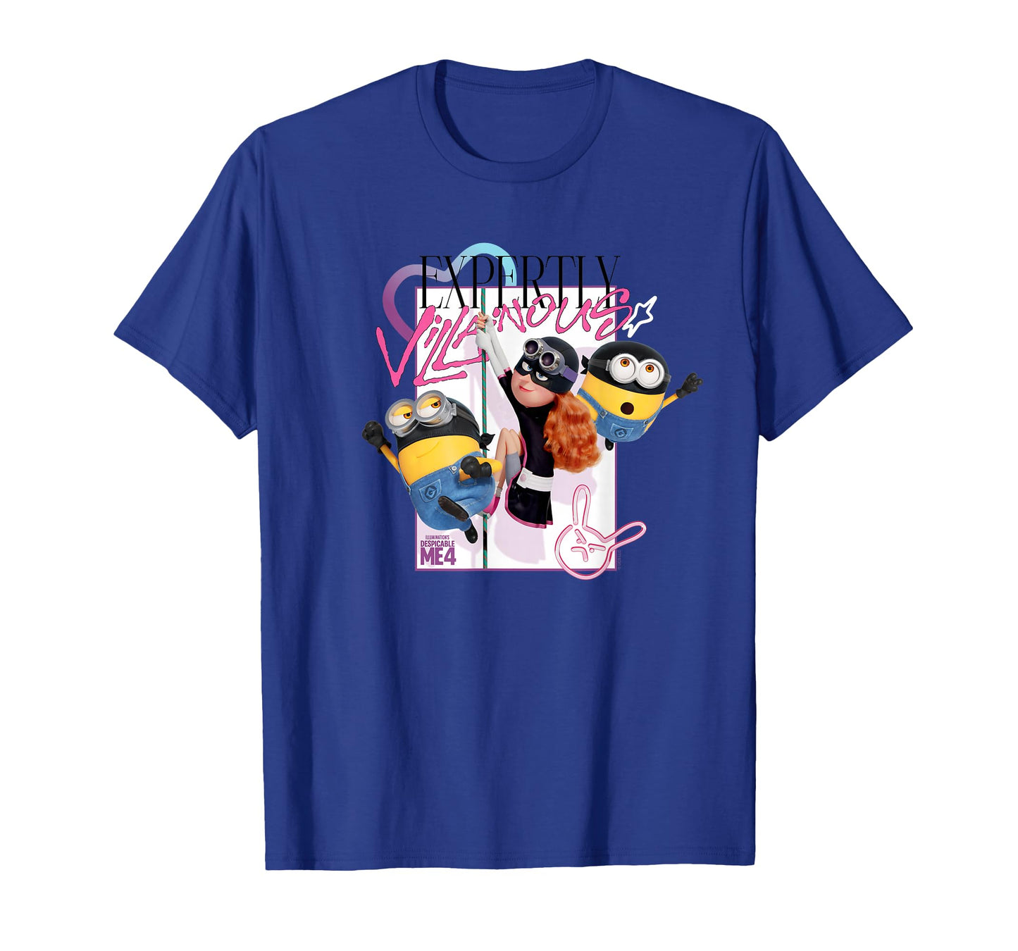 Minions Despicable Me 4 Poppy Expertly Villainous T-Shirt