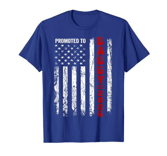 Patriotic Mens Promoted To Daddy Est 2026 First Time Dad T-Shirt
